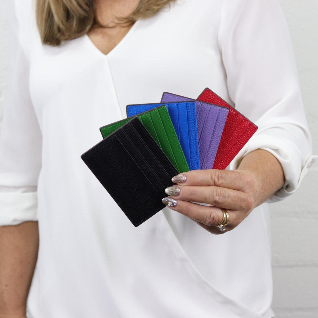 Willow & Zac Faith leather card holder Black