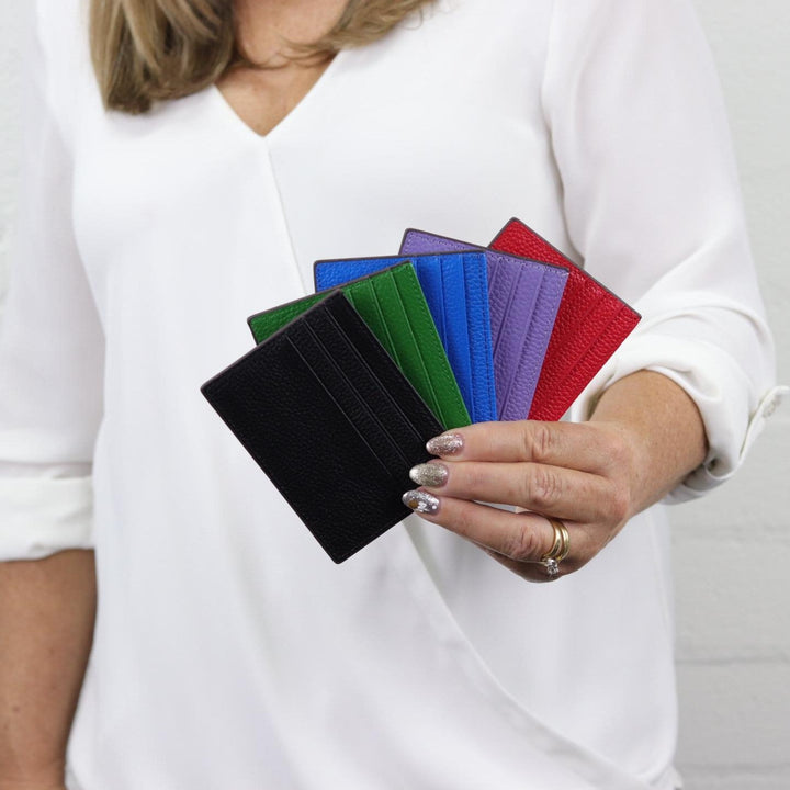 Willow & Zac Faith leather card holder Black