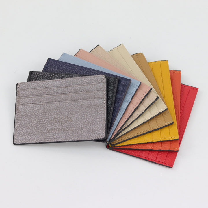 Willow & Zac Faith leather card holder Red