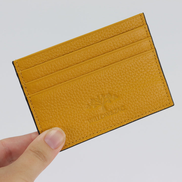 Willow & Zac Faith leather card holder Red