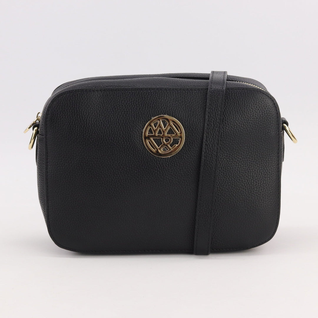 Willow & Zac Freida leather crossbody bag black