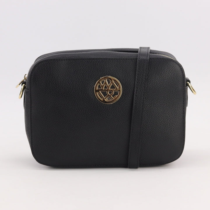 Willow & Zac Freida leather crossbody bag black