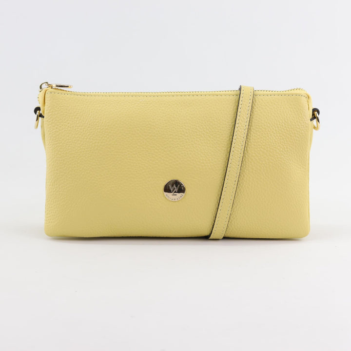 Willow & Zac Gracie crossbody clutch butter yellow #colour_butter-yellow
