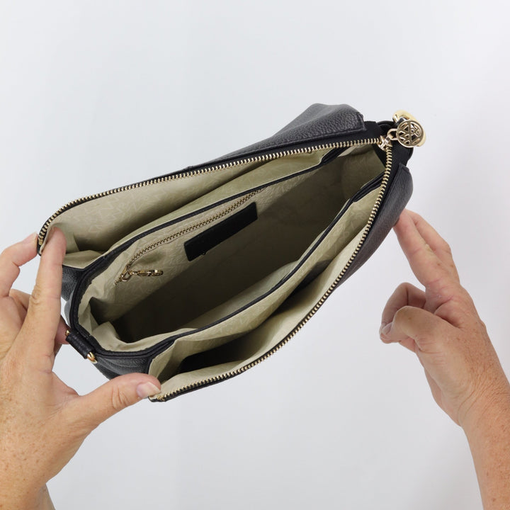 Willow & Zac Nina leather shoulder bag fawn
