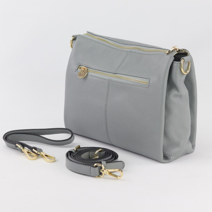 Willow & Zac Nina leather shoulder bag black