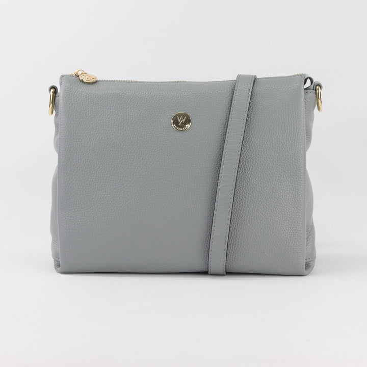 Willow & Zac Nina leather shoulder bag black