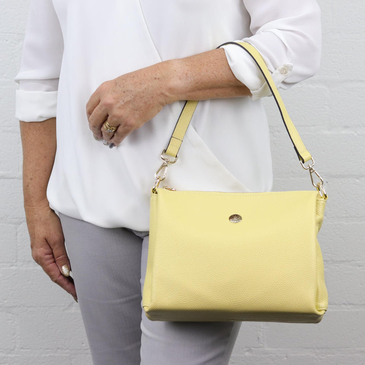 Willow & Zac Nina leather shoulder bag black