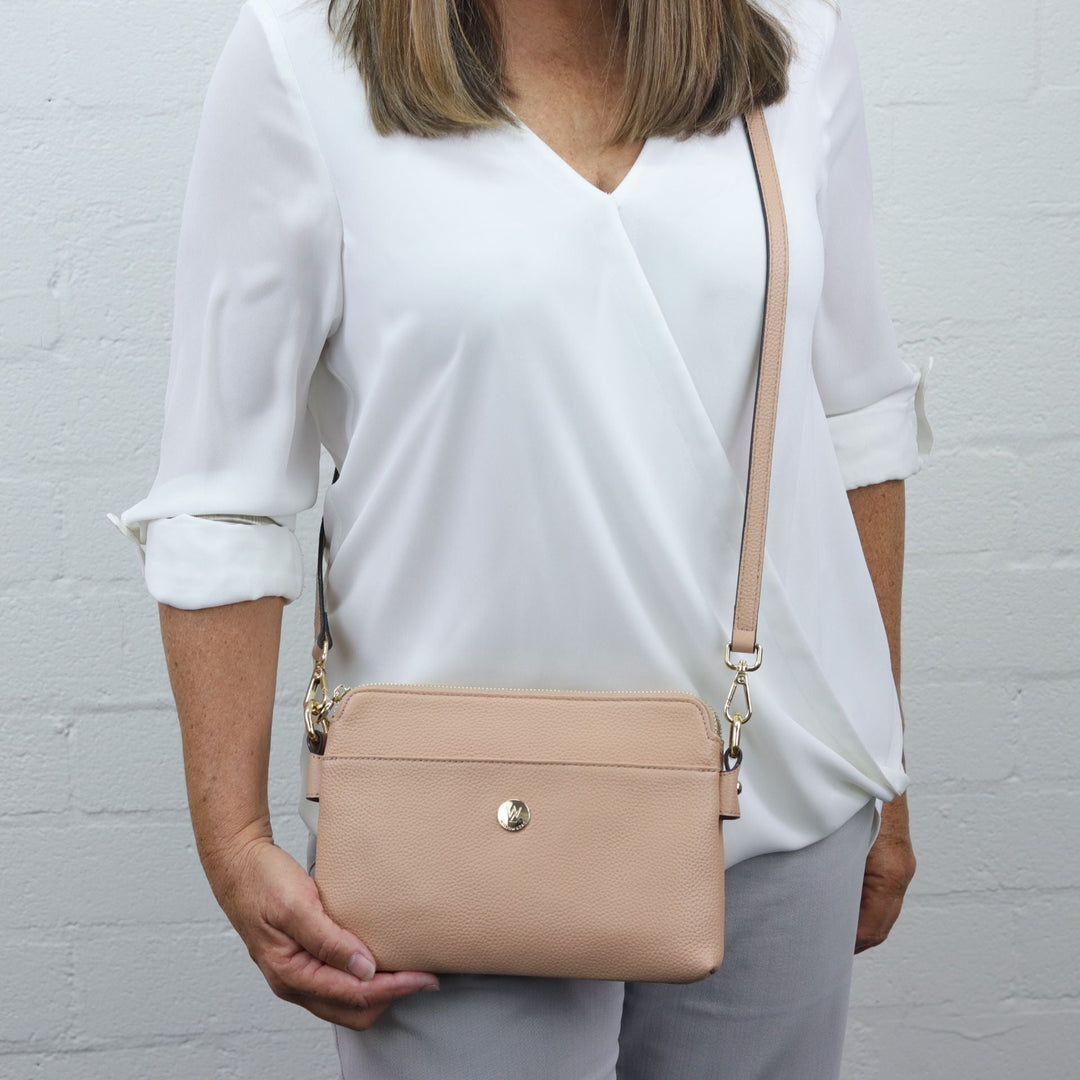 Willow & Zac Trisha leather crossbody black