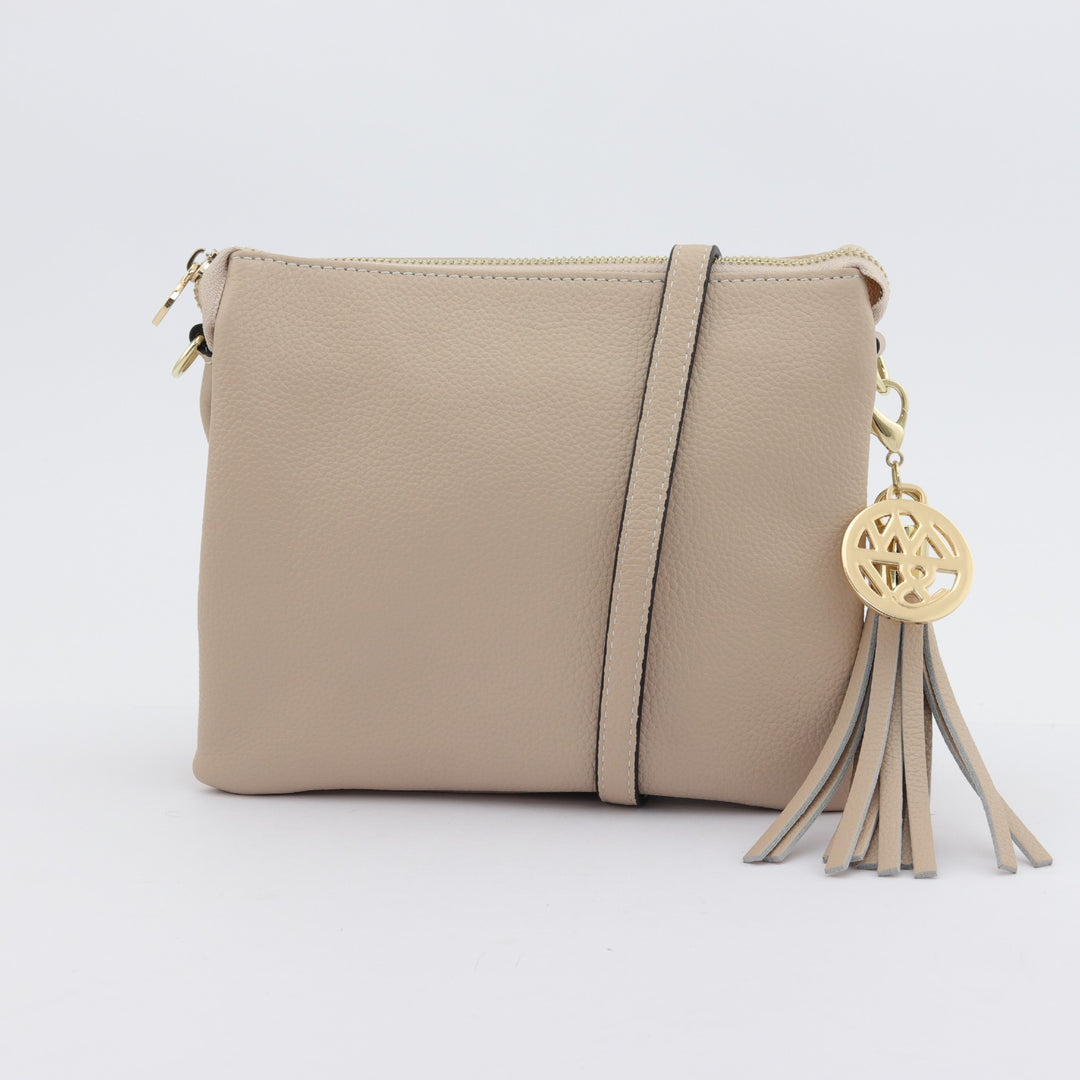 neutral nude coloured premium leather handbag from australian small business#colour_nude