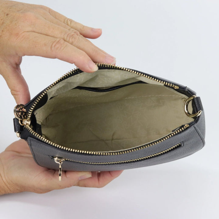 Willow & Zac Clara leather shoulder bag black