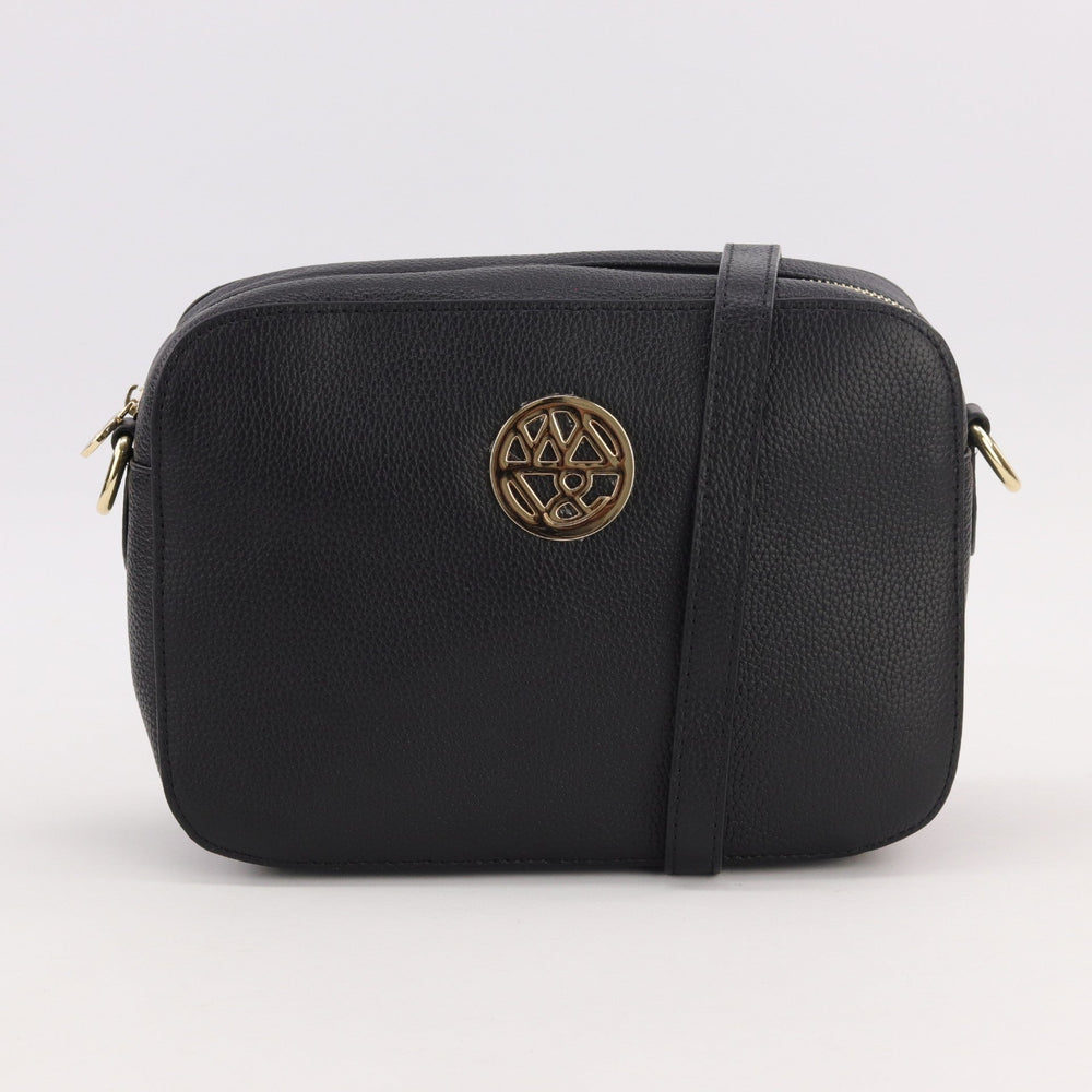 Willow & Zac Freida leather crossbody bag black