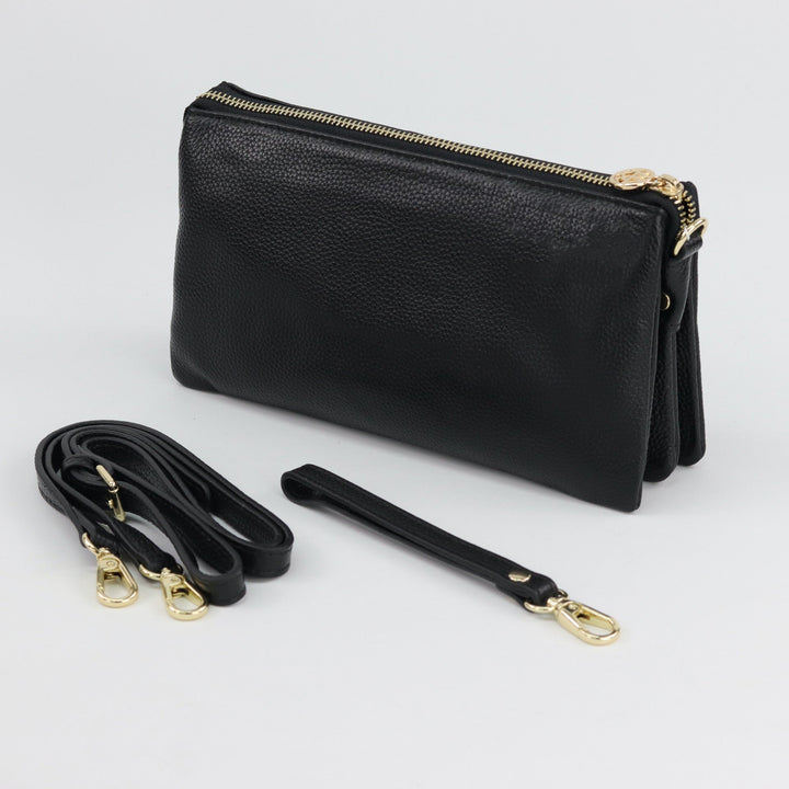 Willow & Zac Gracie crossbody clutch black #colour_black