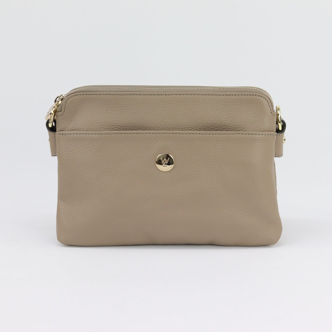 Willow & Zac Trisha leather crossbody taupe #colour_taupe